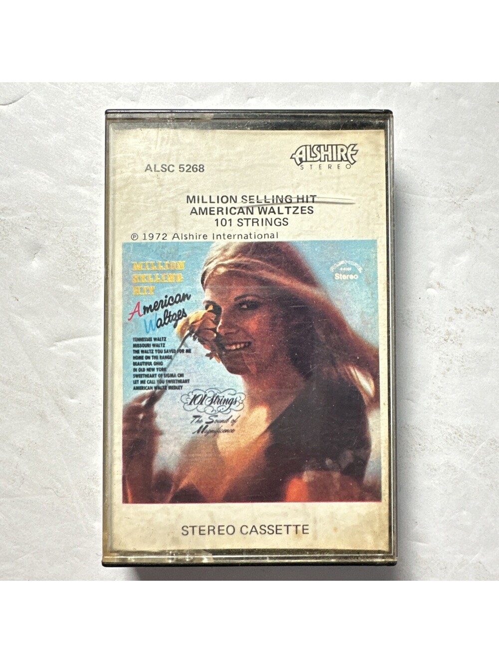 101 STRINGS  MILLION SELLING HIT AMERICAN WALTZES CASSETTE Alshire Stereo